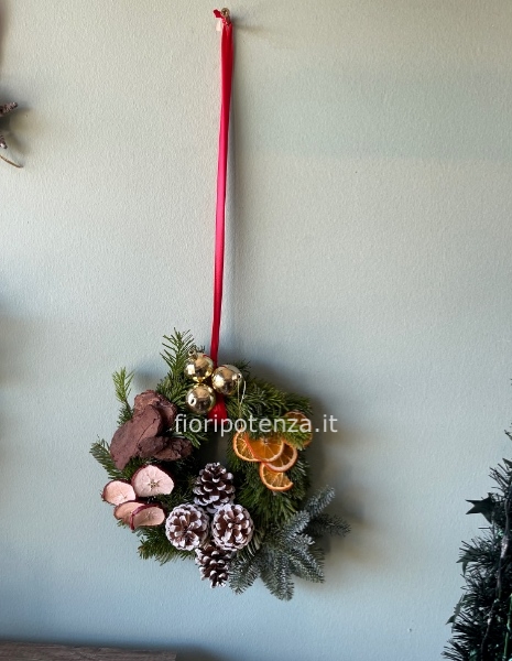 Coroncina natalizia, diametro 25 cm